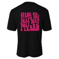 Spank Me That's The Only Way I Learn Funny Saying Youth Performance Sprint T-Shirt
