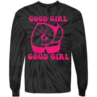 Spank Me That's The Only Way I Learn Funny Saying Tie-Dye Long Sleeve Shirt