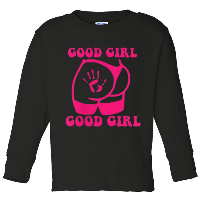 Spank Me That's The Only Way I Learn Funny Saying Toddler Long Sleeve Shirt