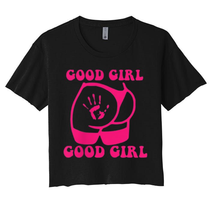 Spank Me That's The Only Way I Learn Funny Saying Crop Top