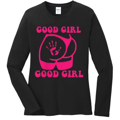 Spank Me That's The Only Way I Learn Funny Saying Ladies Long Sleeve Shirt