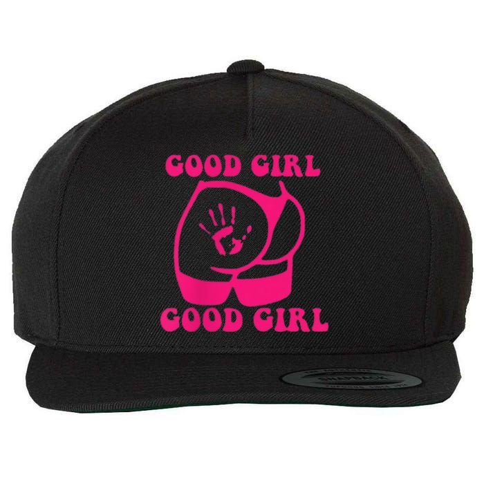 Spank Me That's The Only Way I Learn Funny Saying Wool Snapback Cap