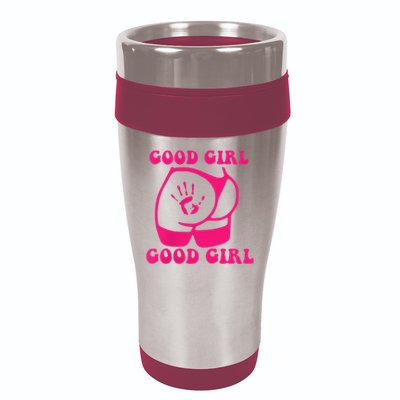 Spank Me That's The Only Way I Learn Funny Saying 16oz Travel Tumbler