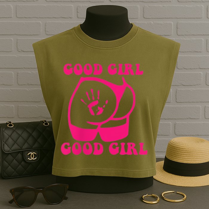 Spank Me That's The Only Way I Learn Funny Saying Garment-Dyed Women's Muscle Tee