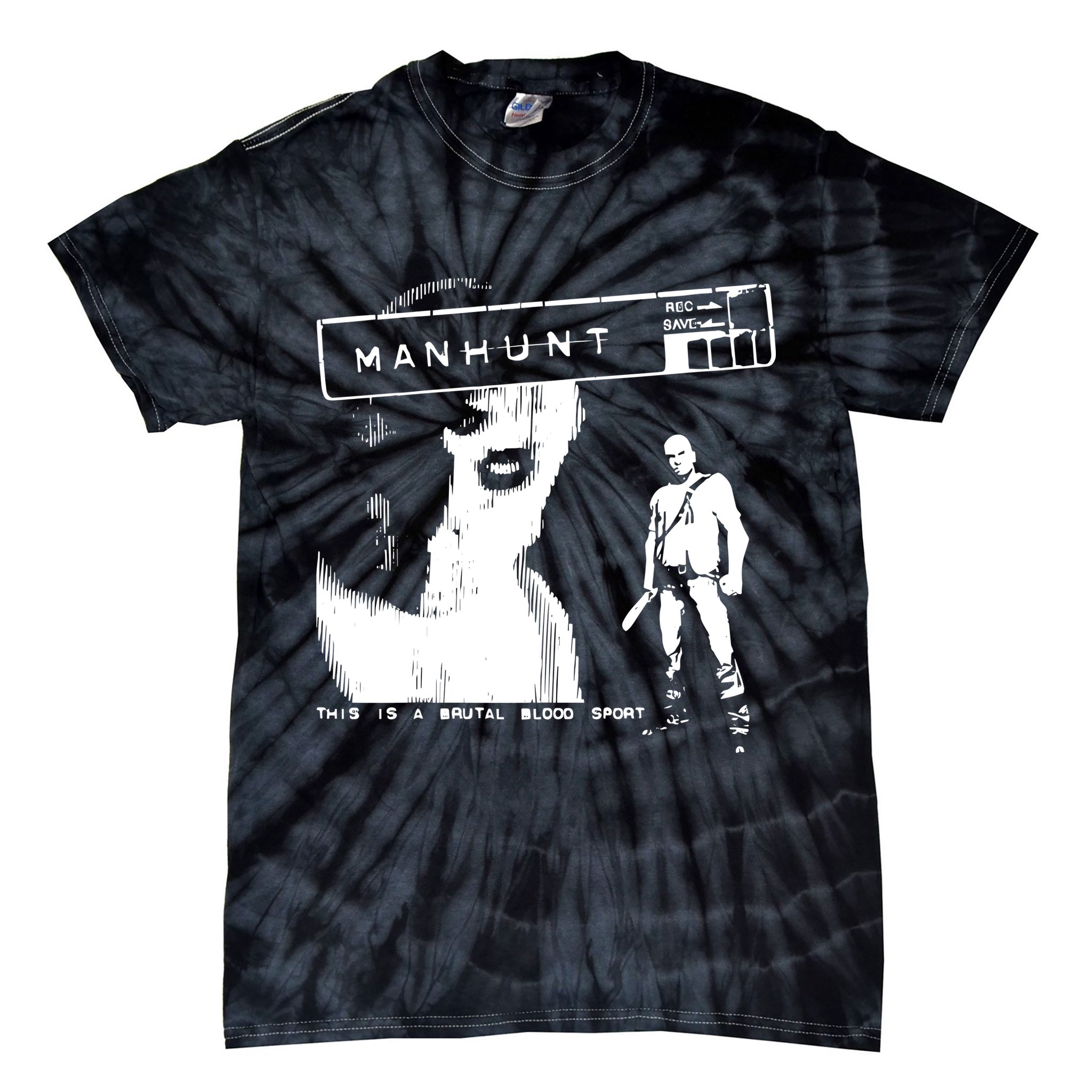 Silentprotagonist90 Manhunt This Is A Brutal Blood Sport Tie-Dye T-Shirt