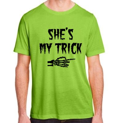 She’S My Trick Matching Couples Halloween Gift Adult ChromaSoft Performance T-Shirt