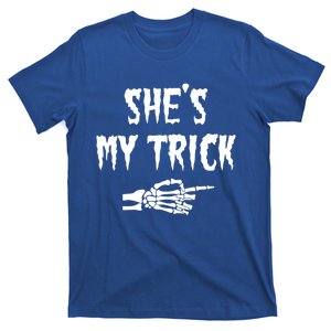 She’S My Trick Matching Couples Halloween Gift T-Shirt