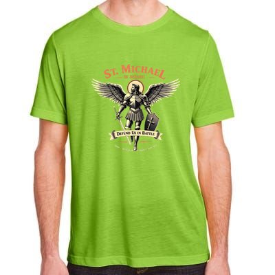 Saint Michael The Archangel Prayer Catholic Christian Pastor Cool Gift Adult ChromaSoft Performance T-Shirt