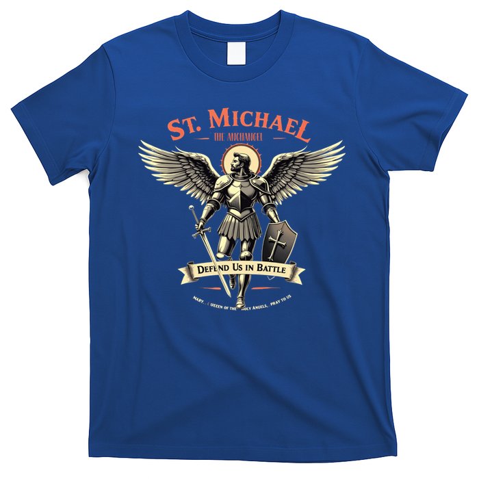 Saint Michael The Archangel Prayer Catholic Christian Pastor Cool Gift T-Shirt