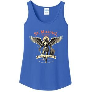 Saint Michael The Archangel Prayer Catholic Christian Pastor Cool Gift Ladies Essential Tank