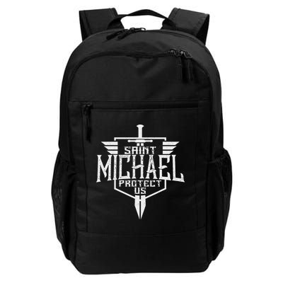 Saint Michael The Archangel Protect Us Catholic Backpack