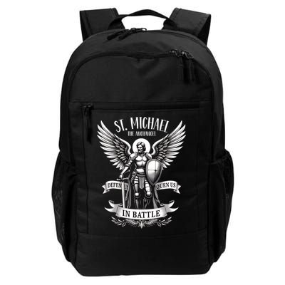 Saint Michael The Archangel Prayer Catholic Christian Pastor Gift Backpack