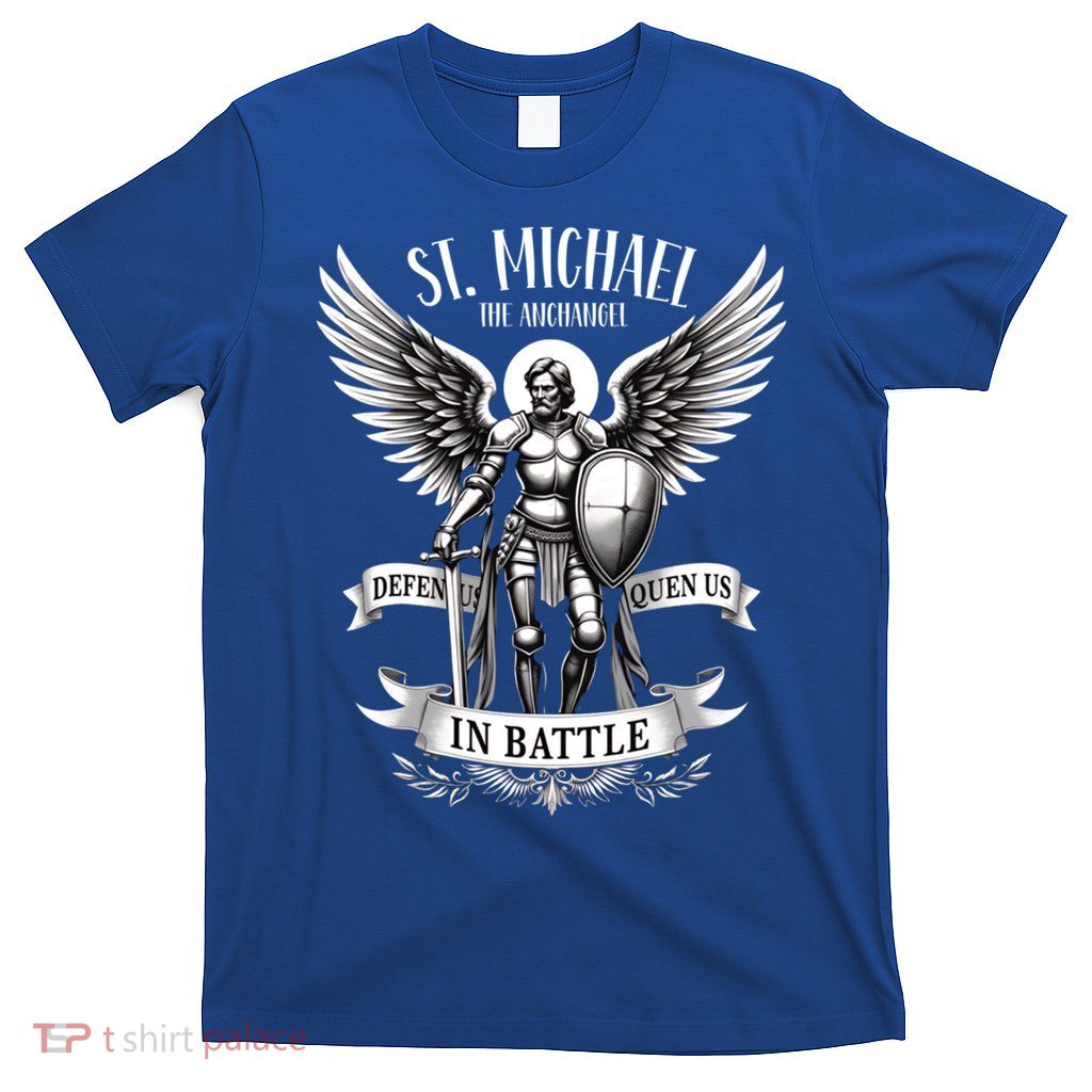 Saint Michael The Archangel Prayer Catholic Christian Pastor Gift T-Shirt