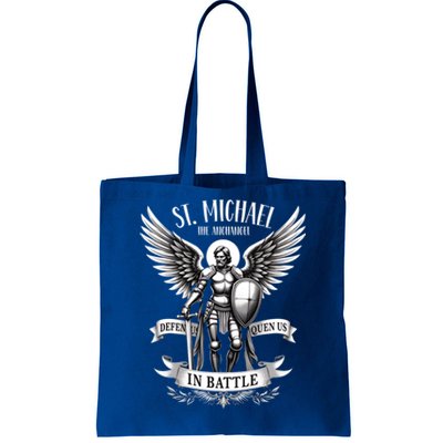 Saint Michael The Archangel Prayer Catholic Christian Pastor Gift Tote Bag