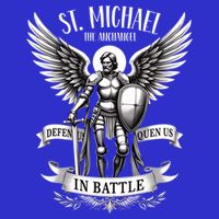 Saint Michael The Archangel Prayer Catholic Christian Pastor Gift Women's V-Neck T-Shirt