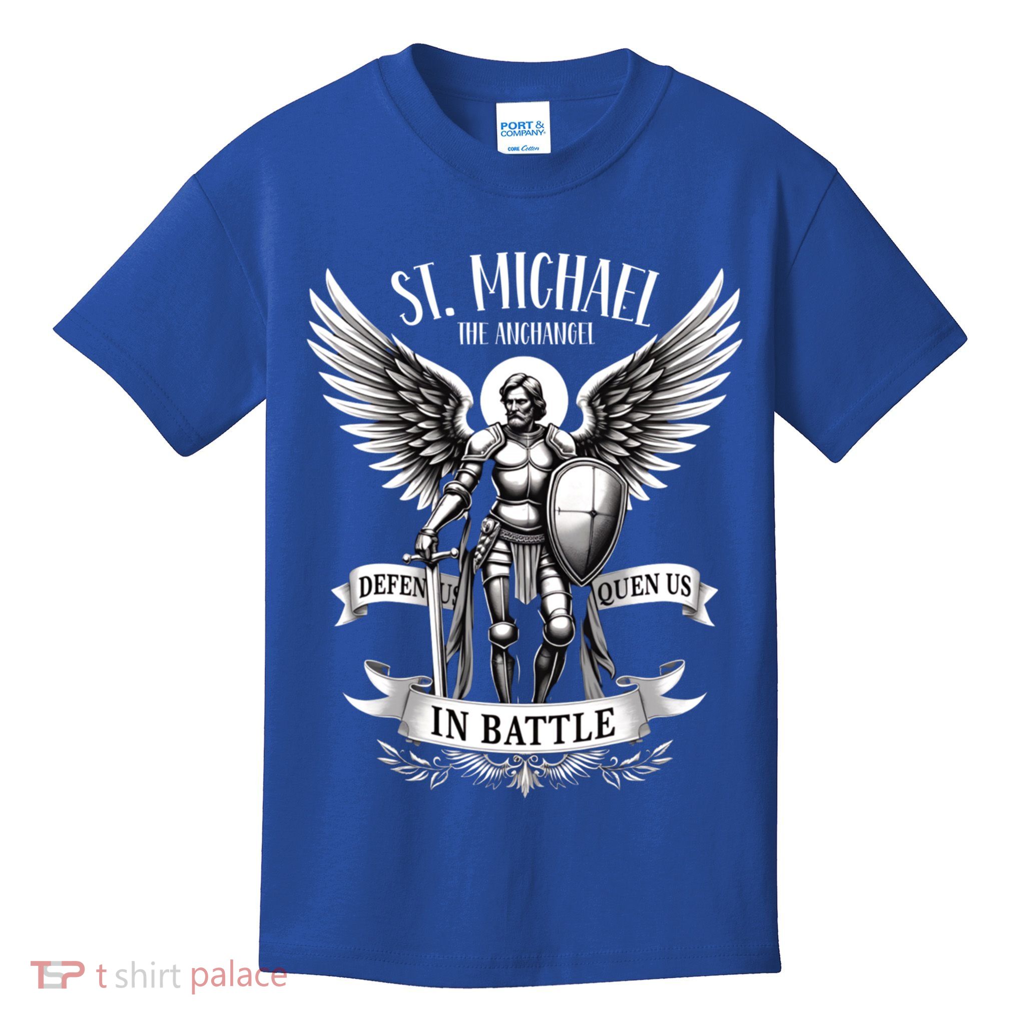 Saint Michael The Archangel Prayer Catholic Christian Pastor Gift Kids T-Shirt