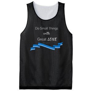 St. Mother Teresa Do Small Things With Great Love Mesh Reversible Basketball Jersey Tank