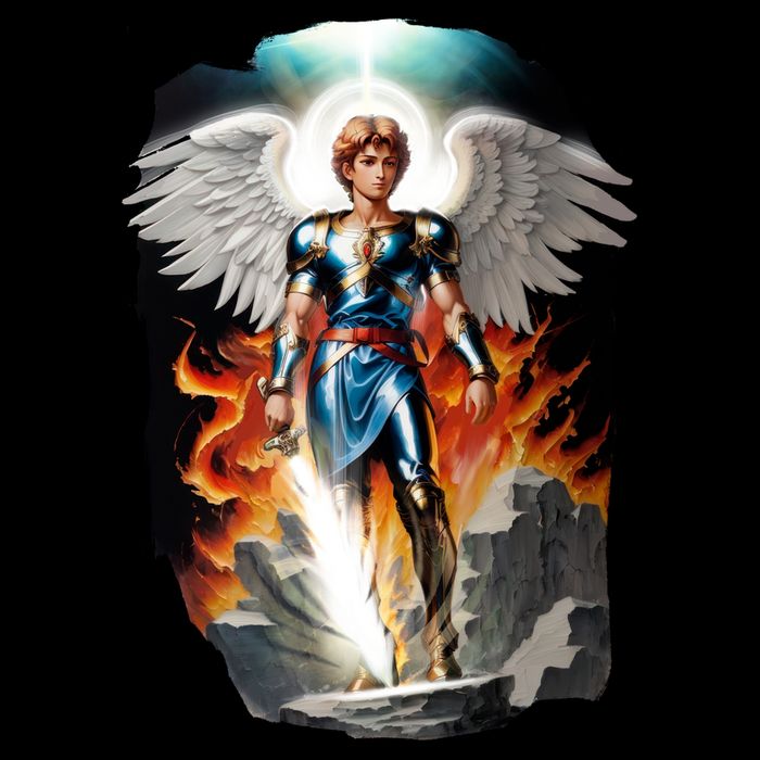 Saint Michael The Archangel Backpack