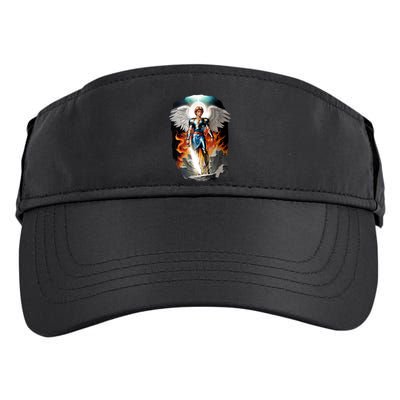 Saint Michael The Archangel Adult Drive Performance Visor