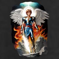 Saint Michael The Archangel 25L Jumbo Tote