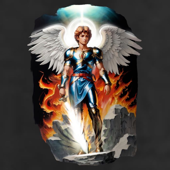 Saint Michael The Archangel 25L Jumbo Tote