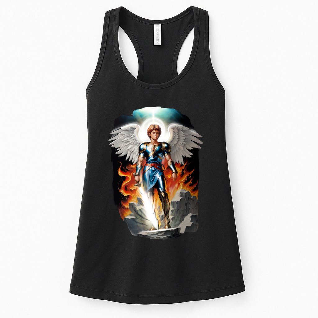 Saint Michael The Archangel Womens Tank Top