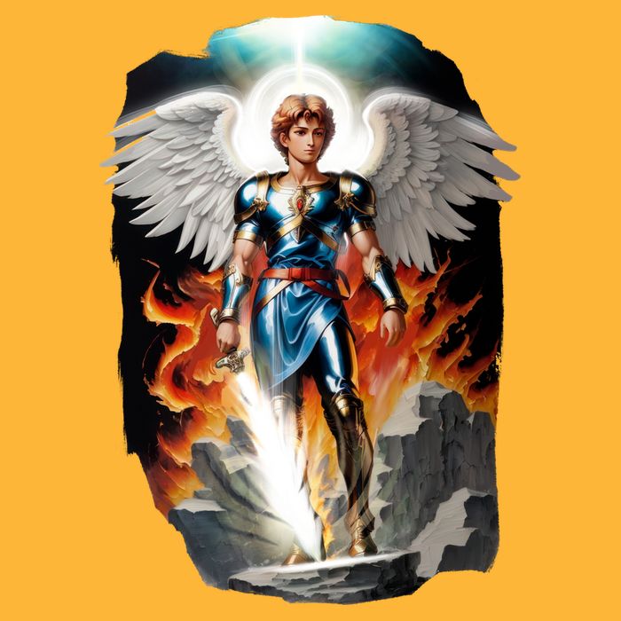 Saint Michael The Archangel Cooling Performance Crew T-Shirt