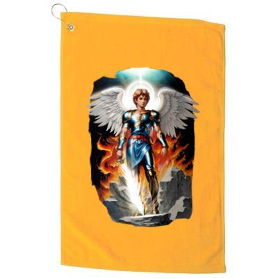 Saint Michael The Archangel Golf Towel