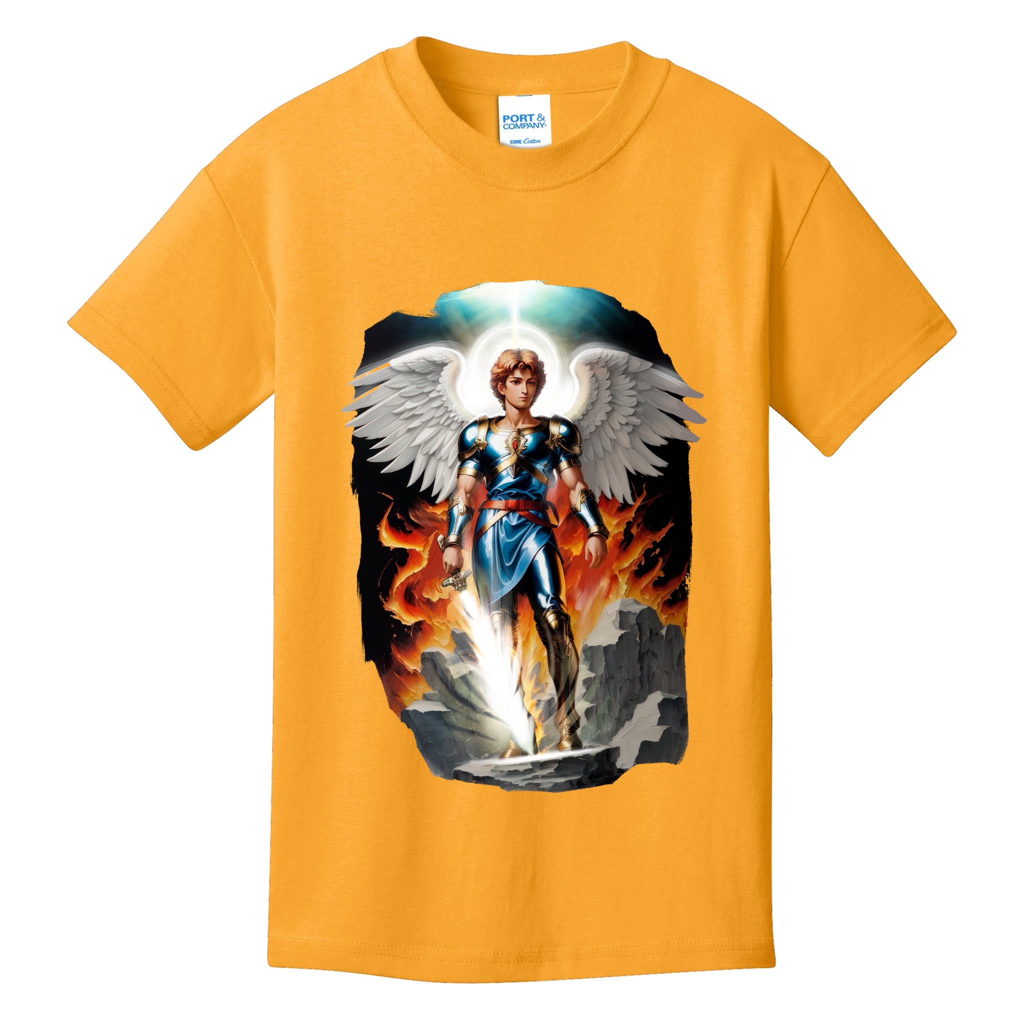 Saint Michael The Archangel Kids T-Shirt