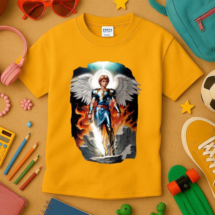 Saint Michael The Archangel Kids T-Shirt