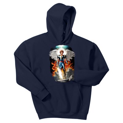 Saint Michael The Archangel Kids Hoodie