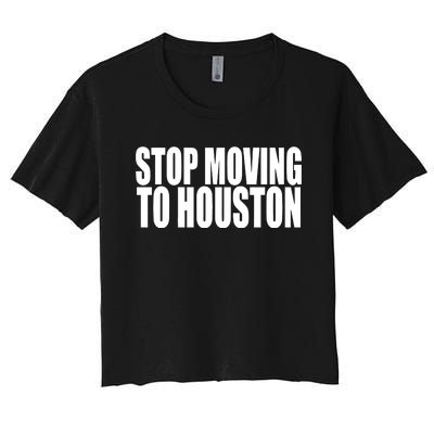 Stop Moving To House Women's Crop Top Tee