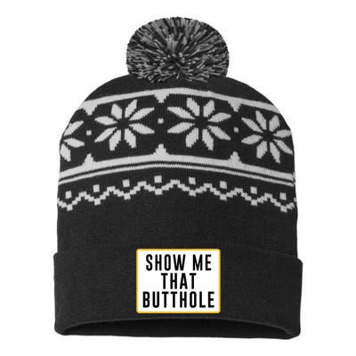 Show Me That Butthole USA-Made Snowflake Beanie