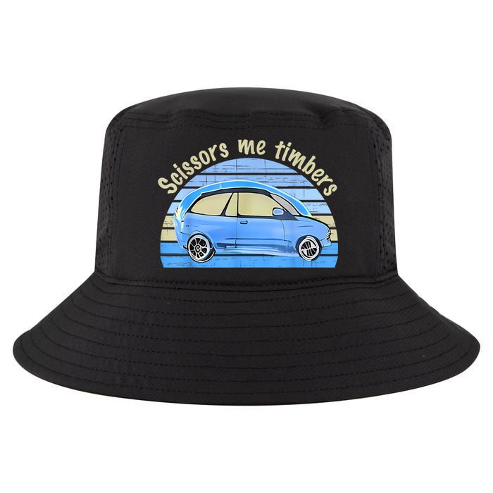 Scissors Me Timbers Funny Car Cool Comfort Performance Bucket Hat