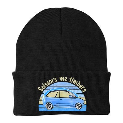 Scissors Me Timbers Funny Car Beanie