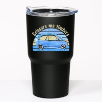 Scissors Me Timbers Funny Car Tumbler