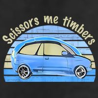 Scissors Me Timbers Funny Car Tumbler