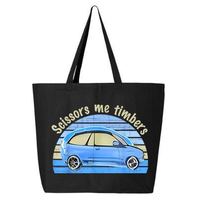 Scissors Me Timbers Funny Car 25L Jumbo Tote