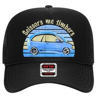 Scissors Me Timbers Funny Car Hat