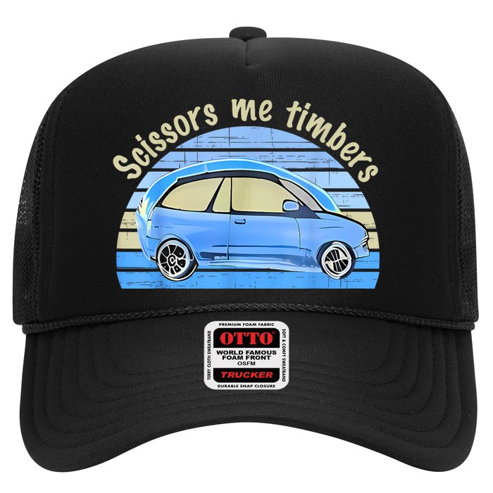 Scissors Me Timbers Funny Car Hat
