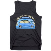 Scissors Me Timbers Funny Car Tank Top