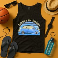 Scissors Me Timbers Funny Car Tank Top
