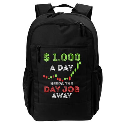 Stock Market Trader Day Trading Stock Trading Day Job Daily Commute Backpack