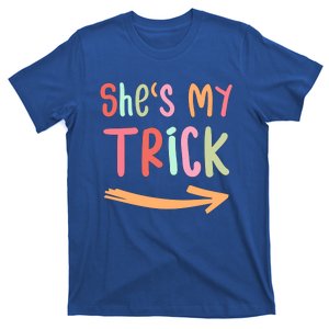 Shes My Trick Hes My Treat Halloween Matching Couples Cool Gift T-Shirt