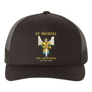 St Michael The Archangel Roman Catholic Gift Yupoong Adult 5-Panel Trucker Hat