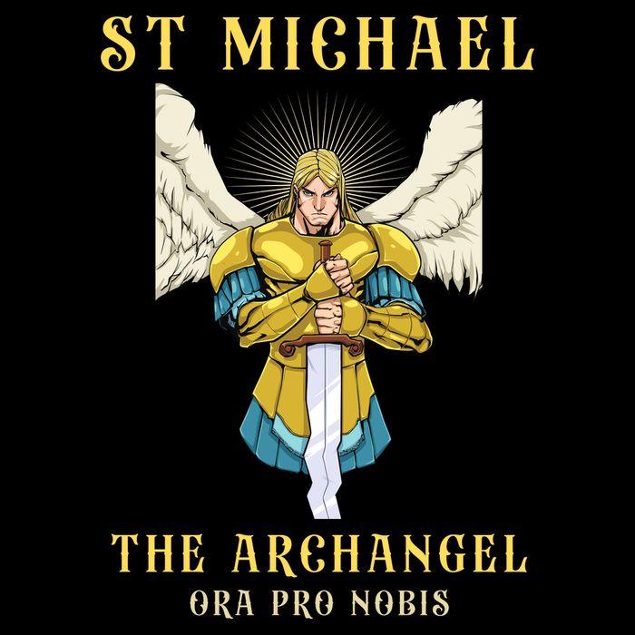 St Michael The Archangel Roman Catholic Gift Cooling Performance Crew T-Shirt