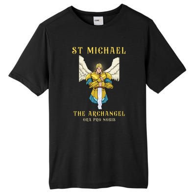 St Michael The Archangel Roman Catholic Gift Tall Fusion ChromaSoft Performance T-Shirt