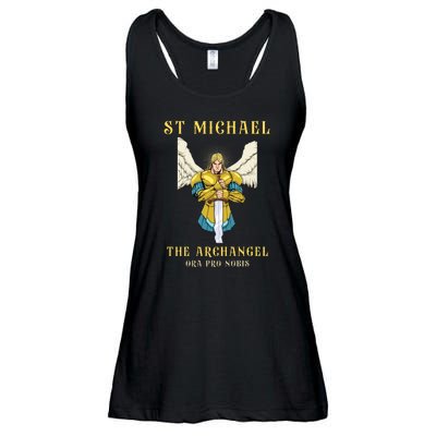 St Michael The Archangel Roman Catholic Gift Ladies Essential Flowy Tank