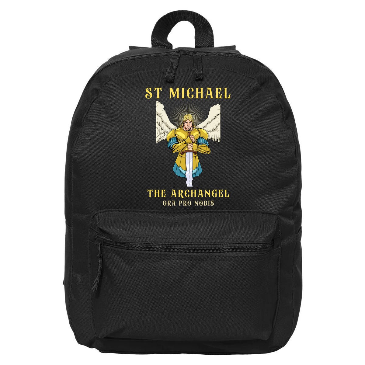 St Michael The Archangel Roman Catholic Gift 16 in Basic Backpack