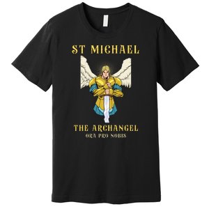 St Michael The Archangel Roman Catholic Gift Premium T-Shirt